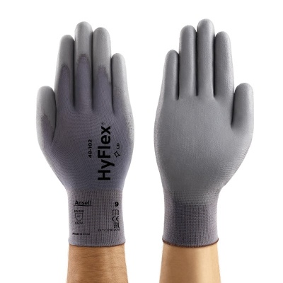 Ansell HyFlex 48-102 Palm-Coated Seamless Work Gloves